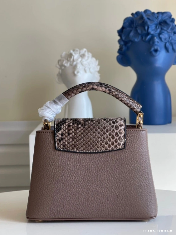 Official oldcobbler LOUIS VUITTON CAPUCINES MINI 0802